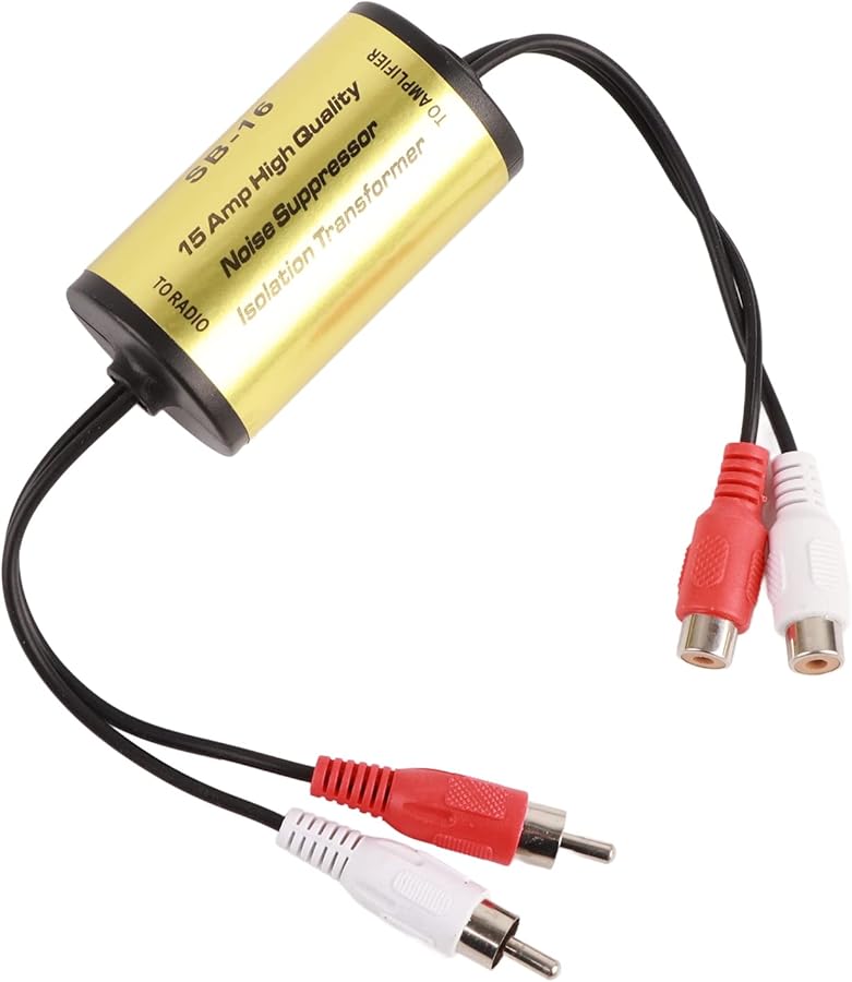 Chiciris Ground Loop Isolator Car Stereo Noise Reducer Amplifier Filter Signal Enhancement - Image 5