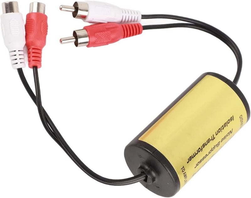 Chiciris Ground Loop Isolator Car Stereo Noise Reducer Amplifier Filter Signal Enhancement - Image 1