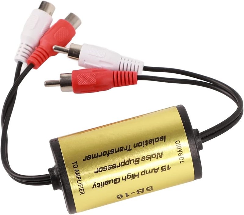 Chiciris Ground Loop Isolator Car Stereo Noise Reducer Amplifier Filter Signal Enhancement - Image 3