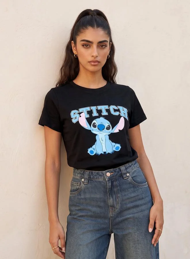 اس بي كاركترز Stitch Cotton T-shirt