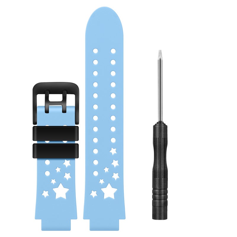 Suitable For Small Genius Phone Watch Z6Az7S Z6Z5Z3Z2Z1 D3D2D1 Q2A Q1A Soft Rubber Strap - Image 1