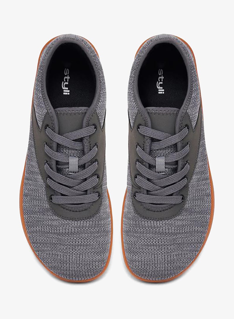 ستايلي اكتيف حذاء سنيكرز بتفاصيل محبوكة ورباط غلق - Image 5