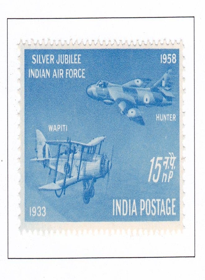 Phila332 1958 Indian Air Force 15np MNH