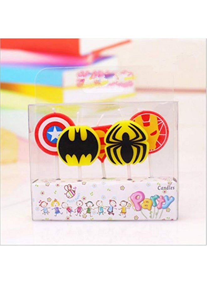 Funcart Funcart Superhero Birthday Candles(5pcs/Pack)  - Image 3