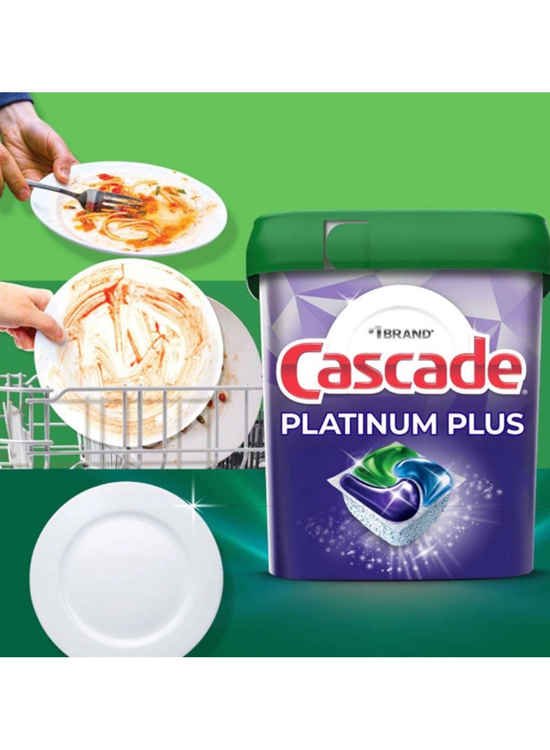 Cascade 28-Piece Platinum Plus Fresh Scent Pods Dishwasher Detergent Set White 15.3oz - Image 4