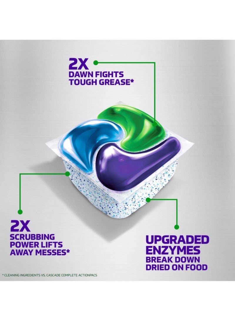 Cascade 28-Piece Platinum Plus Fresh Scent Pods Dishwasher Detergent Set White 15.3oz - Image 5