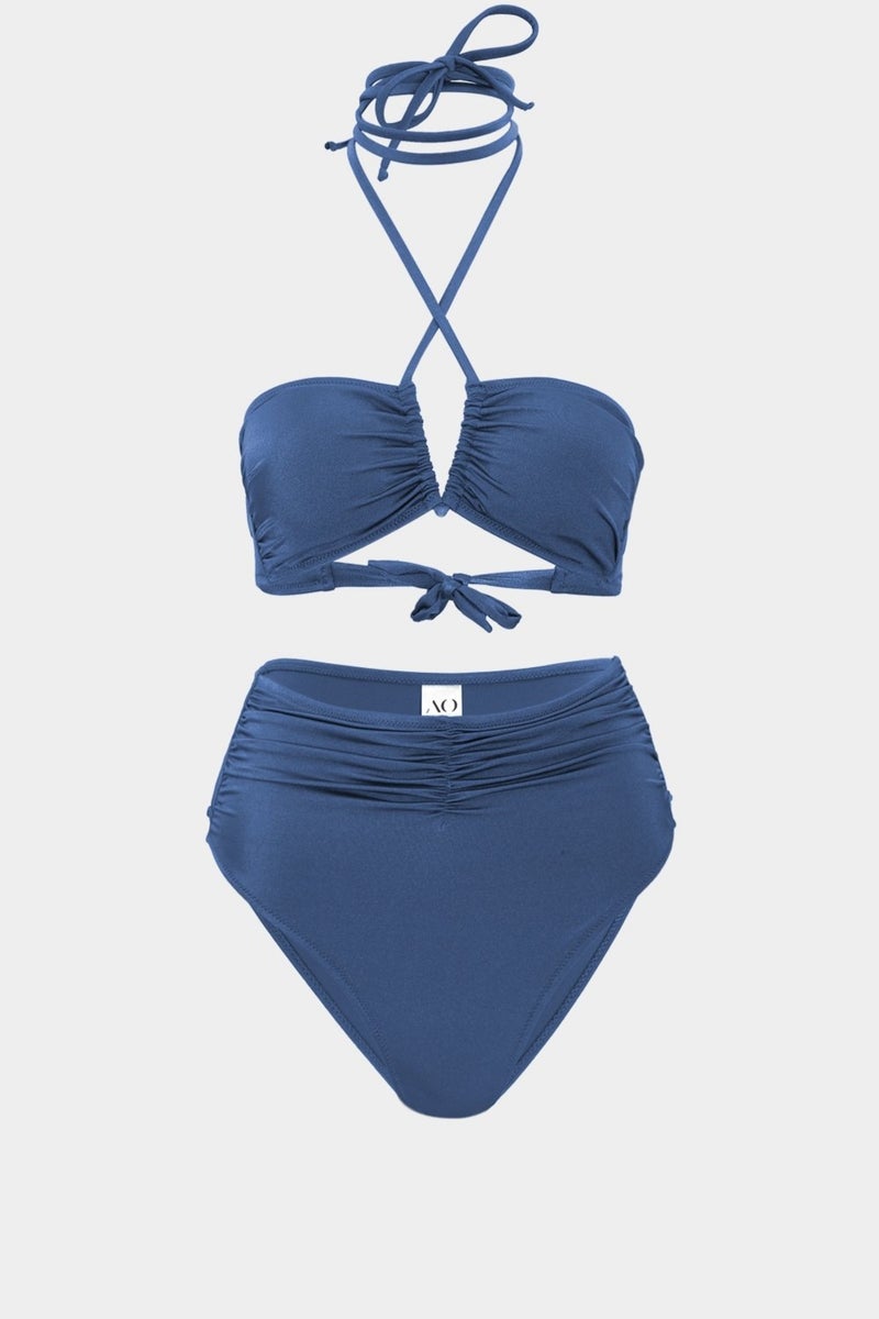 Açelya Okcu Azalea Okcu Premium High Waist Isis Fit Women's Bikini Bottom  - Image 3
