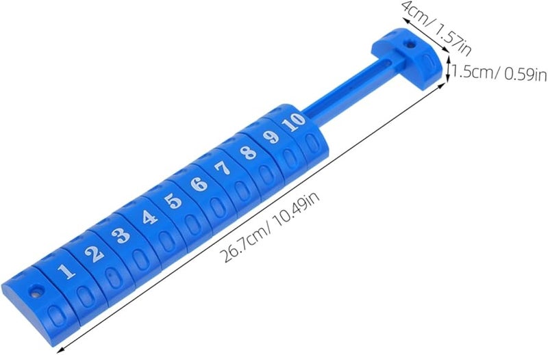 Durable Football Score Keeper Set Blue Red Plastic Counters For Foosball Table Games - Image 3