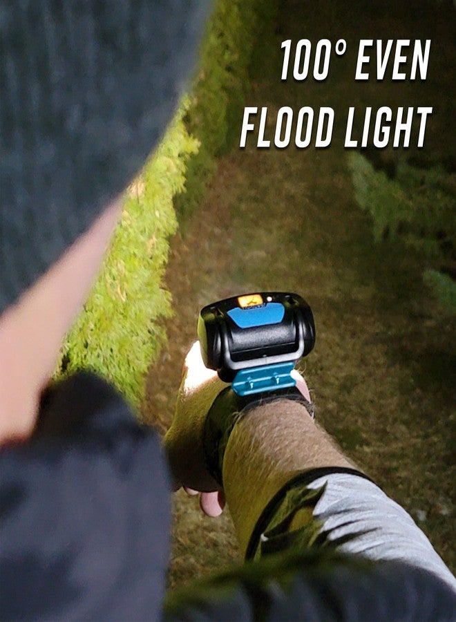 noxgear Wrist Light 500 Lumen Lightweight Hands-Free Flashlight - 100° Wide Flood Beam - USB-C Rechargeable - IP-64 Waterproof - 2 Brightness Modes - for Dog Walkers, Runners, Avid Night Enthusiasts - Image 5