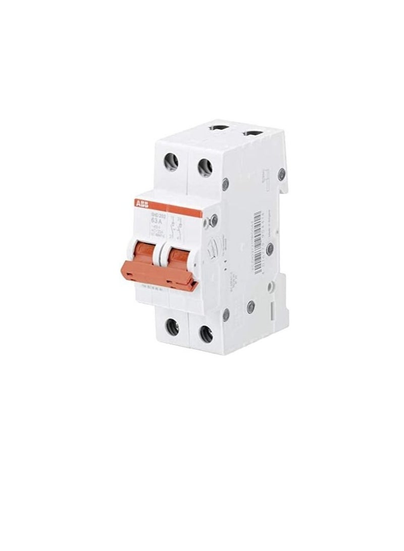 ABB 40A 2P ISOLATOR SHD202/40 2CDD272111R0040 - Image 3