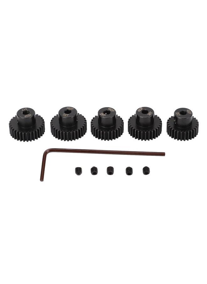 Thoraya 48DP 0.53M Pinion Gear Set 3.175mm Shaft Metal Motor Gears for 1/10 Model Car 28T 29T 30T 31T 32T  - Image 1