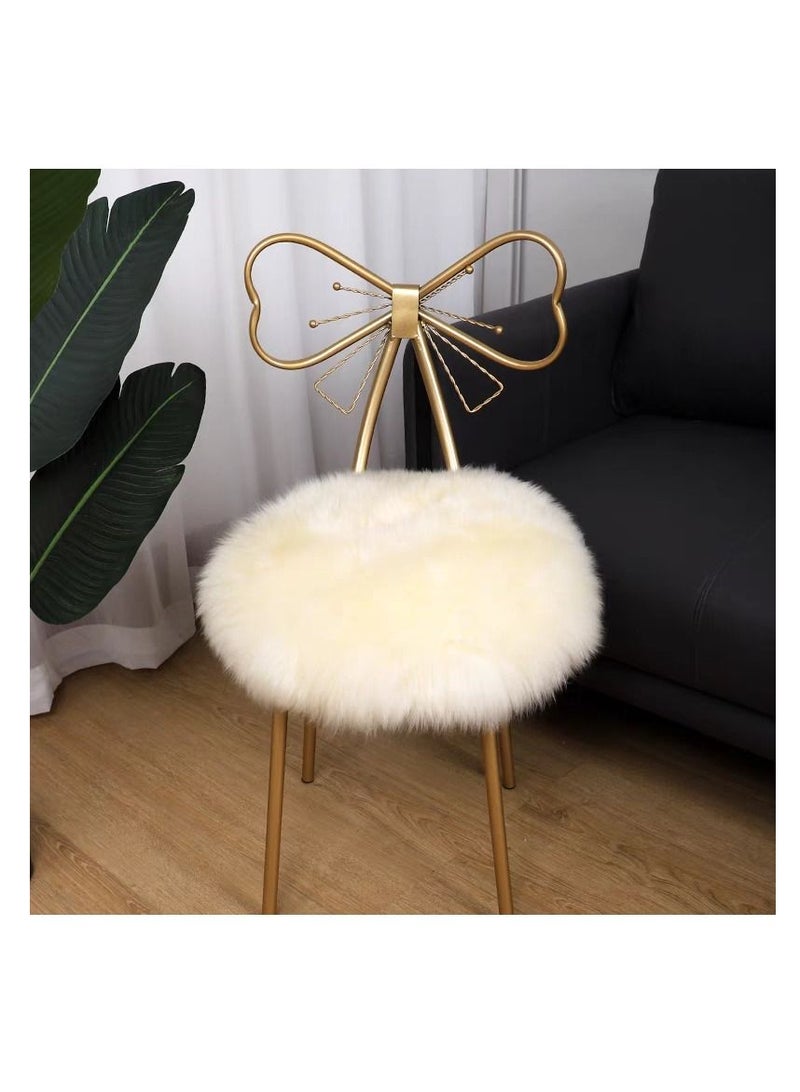 Generic FFD Golden Vanity Chair Makeup Stool Nordic Dressing Table Chair Butterfly Chair Dressing Table Stools.  - Image 3