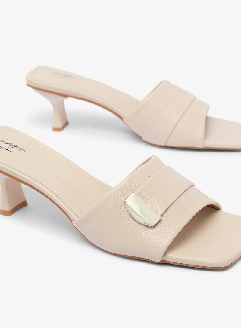جينجر Heeled Sandals