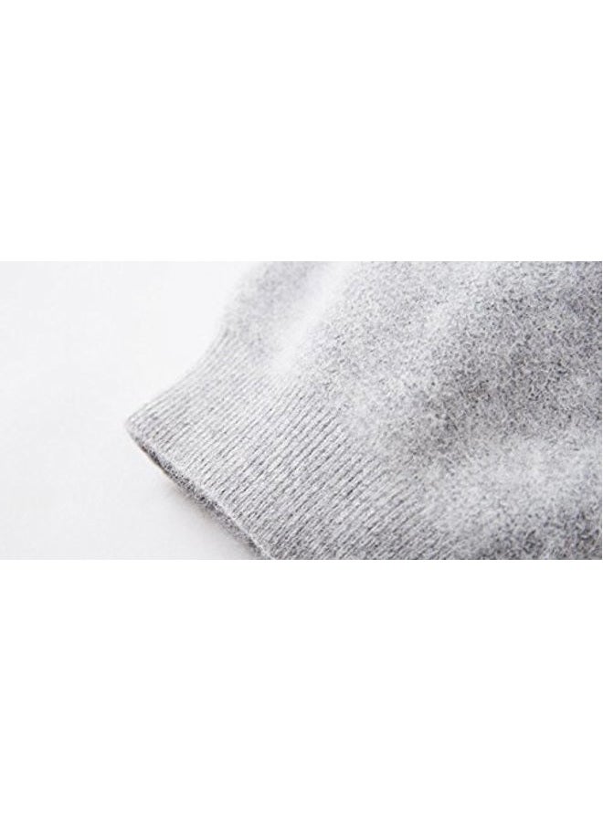 WaySoft 100% Cashmere Beanie for Women in a Gift Box, Oversized Women Beanie Hat, Grey, One size - Image 4