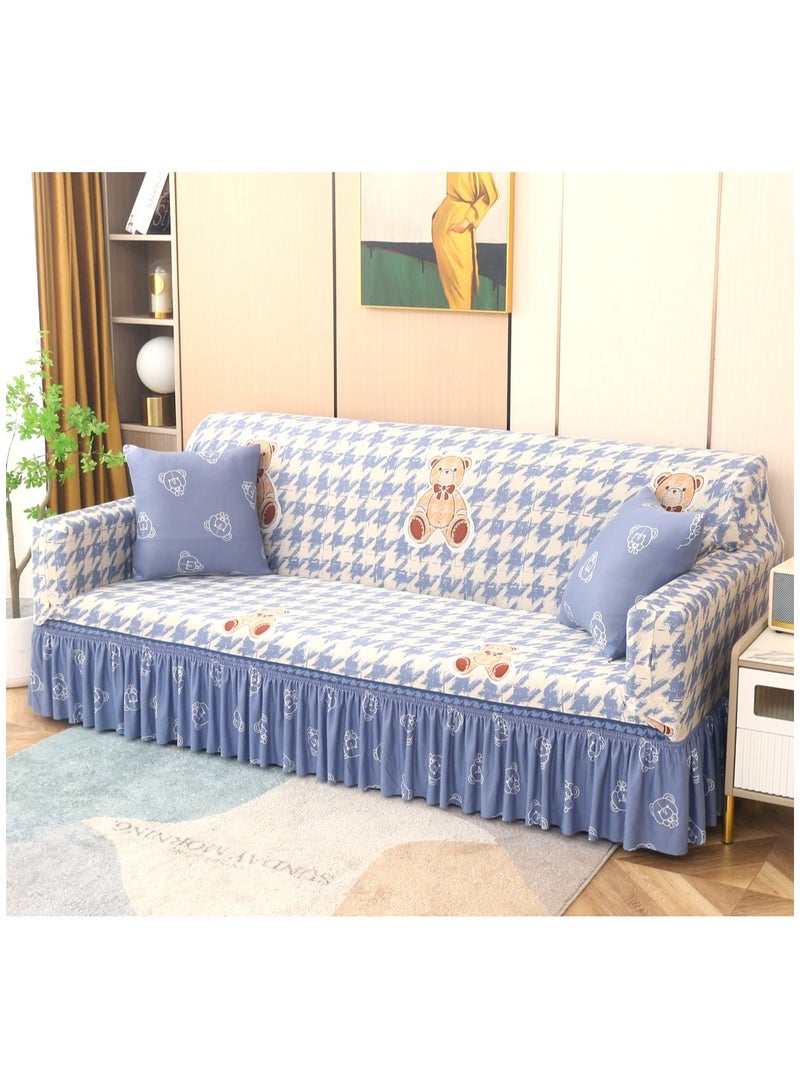 Nariele New Four Seasons All Inclusive Combed Kasai Skirt Sofa Cover