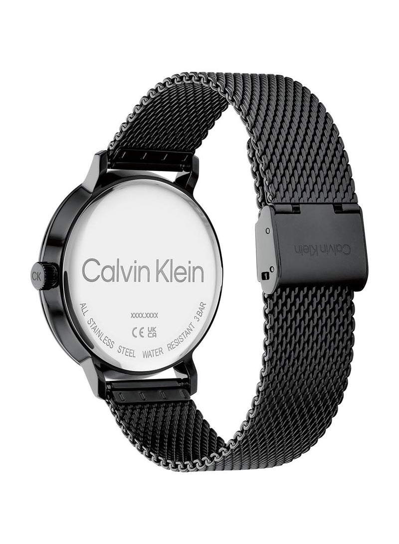 CALVIN KLEIN Analog Round Waterproof  Wrist Watch With Stainless Steel 25200046 - Image 3