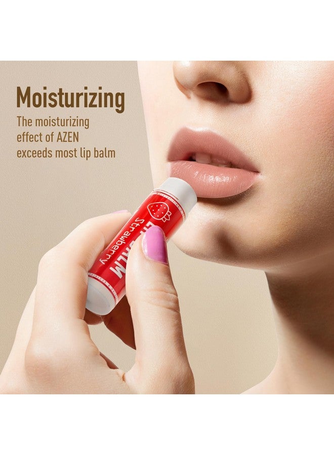 أزين عبوة من 30 مرطب شفاه، مرطب شفاه طبيعي بكميات كبيرة، منتج للعناية بالشفاه، مرطب شفاه مرطب للشفاه الجافة والمتشققة - 10 نكهات - Image 2