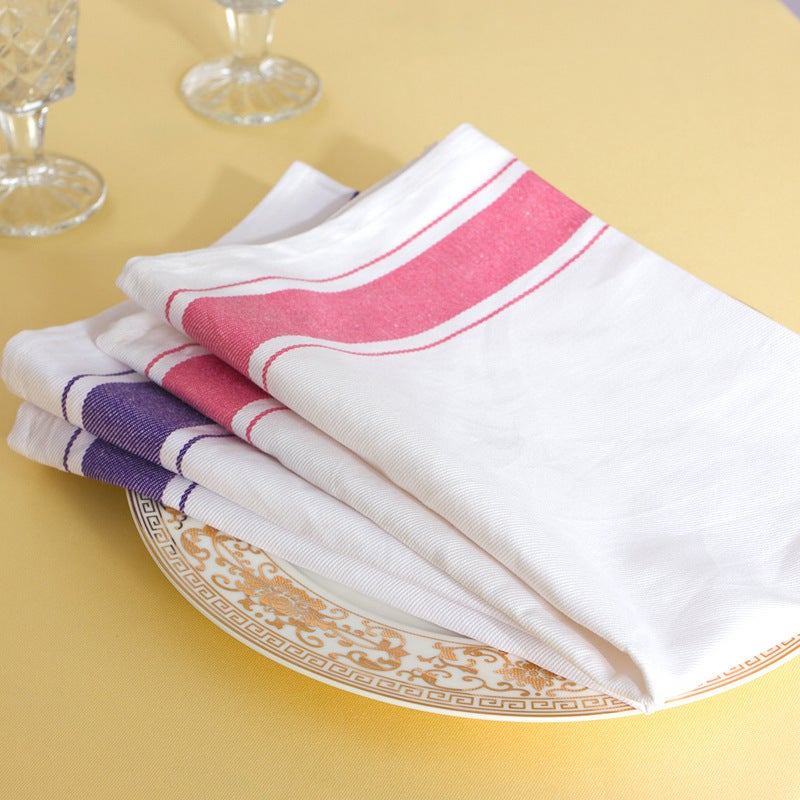 Pure Cotton Mouth Cloth Wipe Cup Cloth Wipe Glass Red Wine Glass Special Cloth Wipe Cloth Clean Cloth Absorbent No Hair Dropping Pure Cotton Wipe Cup Cloth - Image 4