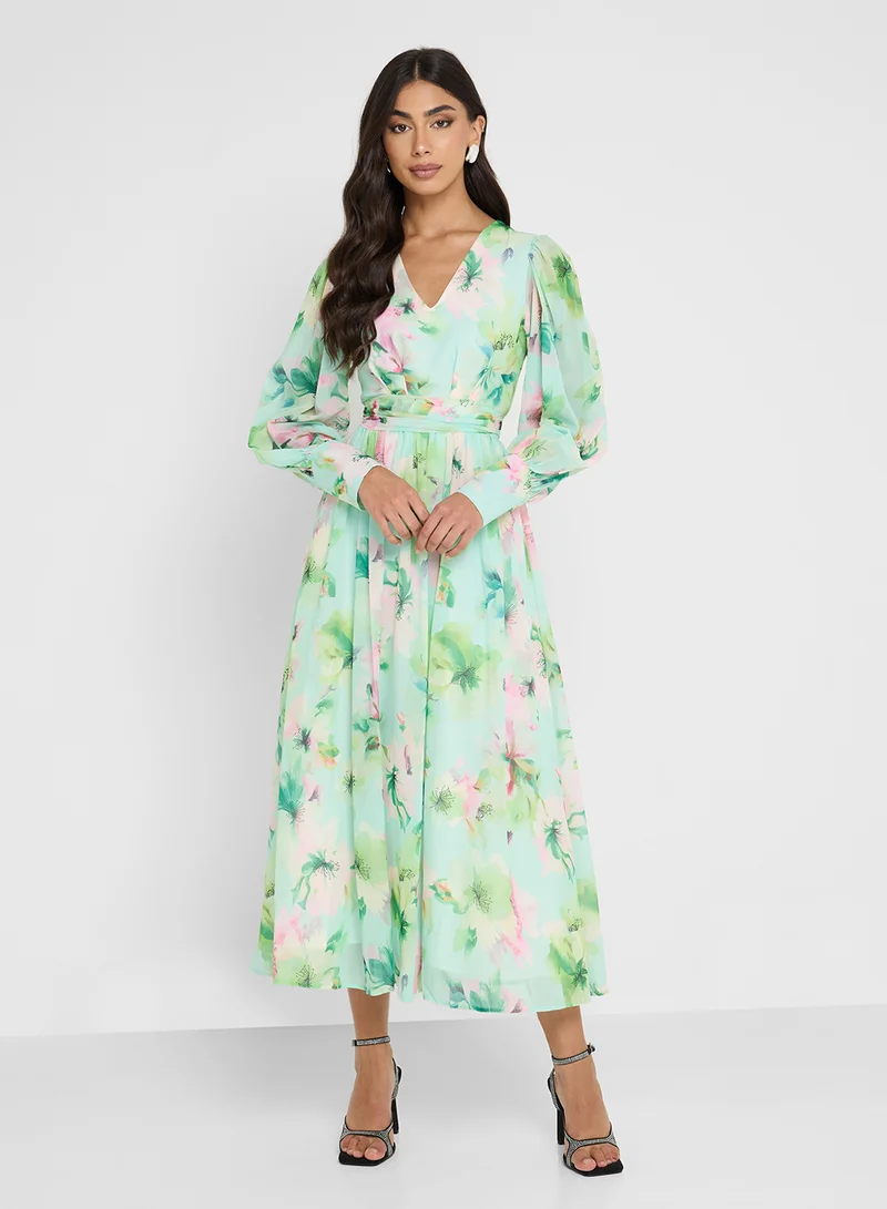 ELLA Floral Print Dress