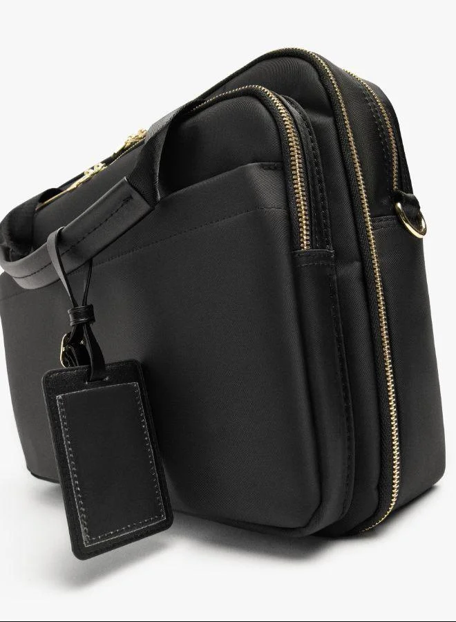 بارفوا حقيبة نايلون لللابتوب حتى 15 بوصة مع طارد للماء