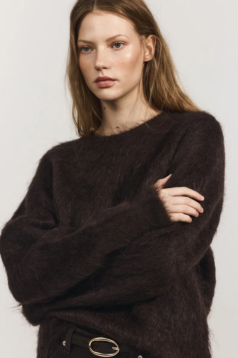 Mohair-blend jumper