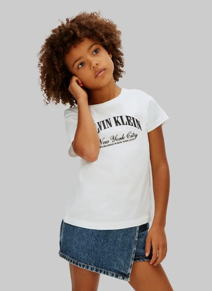 كالفن كلاين جينز Youth Collegiate Short Sleeve T-Shirt