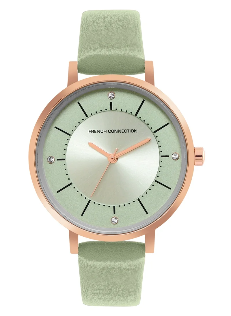 French Connection French Connection Analog Dial Women's Watch, Green, strap