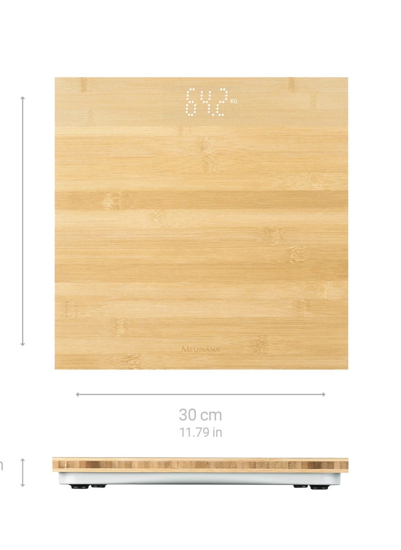 Medisana - PS440 Bamboo Digital Personal Scale - Image 1