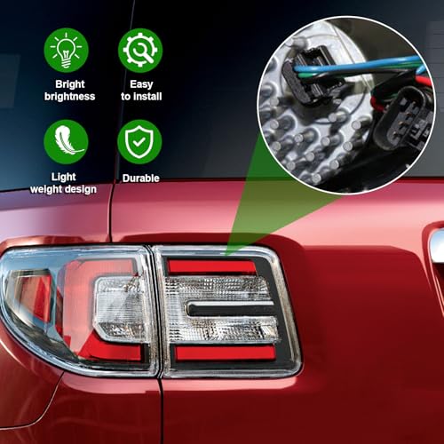 Lochnchn 13582912 Tail Lights Bulb Compatible with GMC Acadia 2013-2016,2017 GMC Acadia Limited Rear Brake Taillights Bulbs Replace 19433735 - Image 5