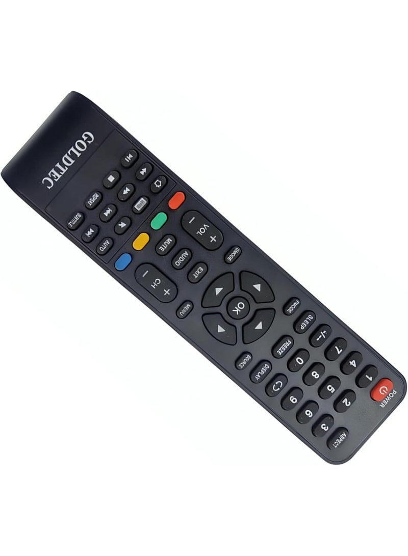 GOLDTEC Replacement Remote Control Compatible With Goldtec LED LCD TV Remote with Full Function Menu Source and Playback Controls - Image 2