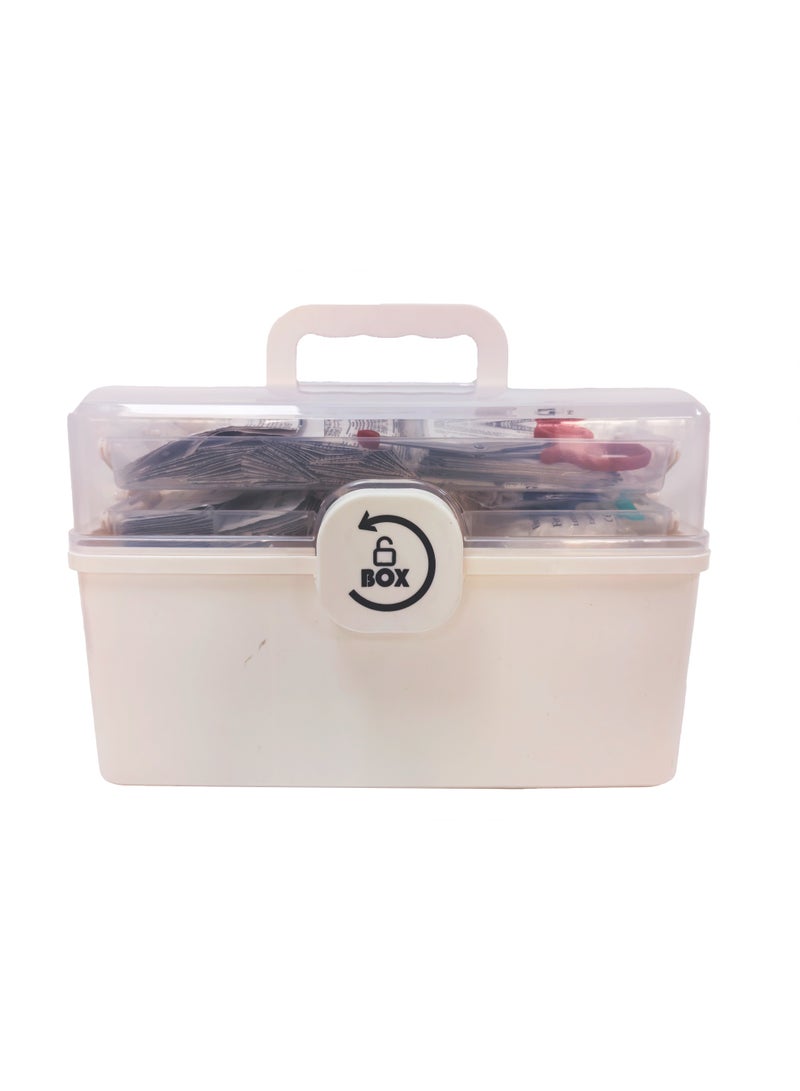 تيانبو فيرست صندوق الأدوية تيانبو فيرست (257 قطعة) - مثالي للاستخدام المنزلي مع مساحة إضافية لتنظيم مستلزماتك الضرورية - Image 4