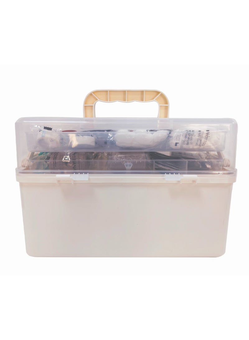 تيانبو فيرست صندوق الأدوية تيانبو فيرست (257 قطعة) - مثالي للاستخدام المنزلي مع مساحة إضافية لتنظيم مستلزماتك الضرورية - Image 2