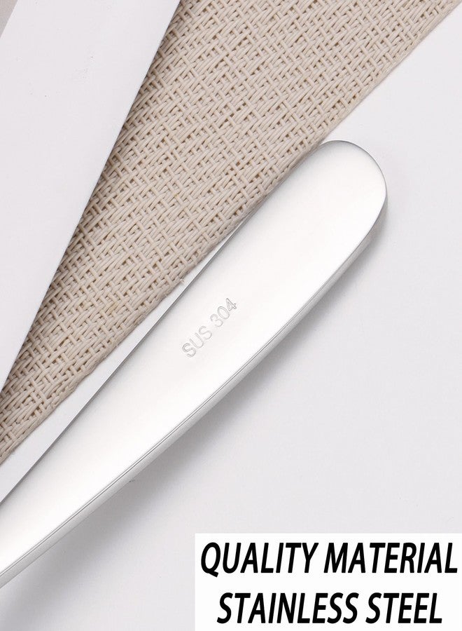 Mafier Large Serving Spoon,9" Serveware Spoons Set,Stainless Steel Catering Serving Utensils for Party Buffet Dinner Banquet Cooking Kitchen Basics,Dishwasher Safe(Silver) - Image 4