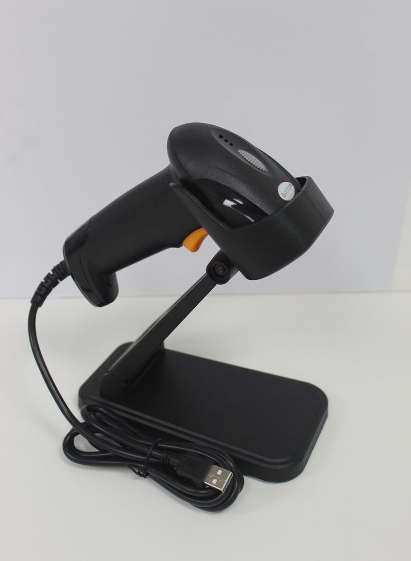 Astrapos ماسح باركود أسترا بوس 1D مع واي فاي وحامل | قارئ باركود | دونجل USB | متوافق مع نظام الكمبيوتر | للسوبر ماركت، التجزئة، المكتبة، اللوجستيات، المستودع - Image 3