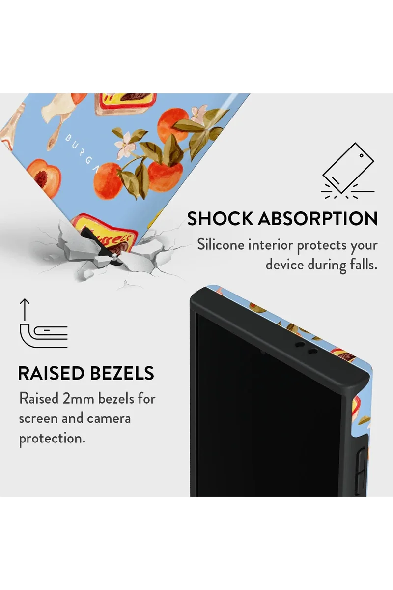 Burga multicolour Samsung Galaxy S24 Ultra Case - Al Fresco For Screen & Camera Protection Printed Case  | Best Price UAE
