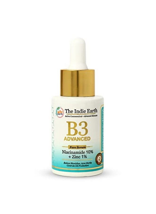 The Indie Earth B3 Advanced Niacinamide 10% & Zinc 1 % Face Serum ; Dermatologically Tested ; Face Serum For Acne Marks Blemishes & Oil Balancing With Zinc ; Serum For Oily & Acne Prone Skin ; 30 Ml  - Image 3
