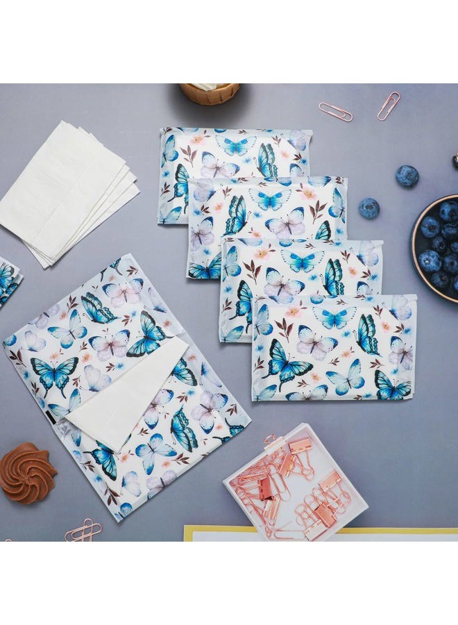 Geyee 50 Packs Facial Tissue Slim Tissues Bulk Wallet Size Travel Disposable Pocket Wedding for Guest School Purse Home Supplies, 500 Sheets 3 Ply (Vintage Butterfly) (OF-Geyee-2340) - Image 4
