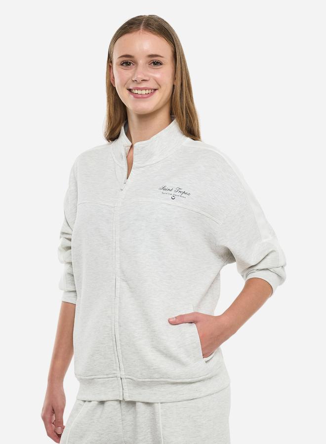 victor and jane Grey Contrast Stripe Track Jacket and Joggers Co-Ords - Image 3