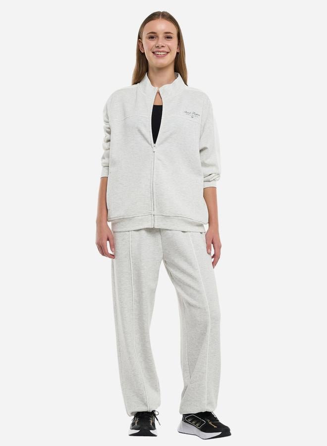 victor and jane Grey Contrast Stripe Track Jacket and Joggers Co-Ords - Image 5