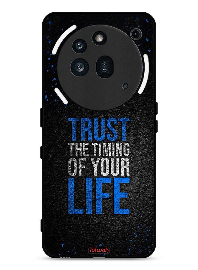 Tolwak Nothing Phone (3a) Pro Protective Case Cover Trust The Timing Of Your Life - Image 1