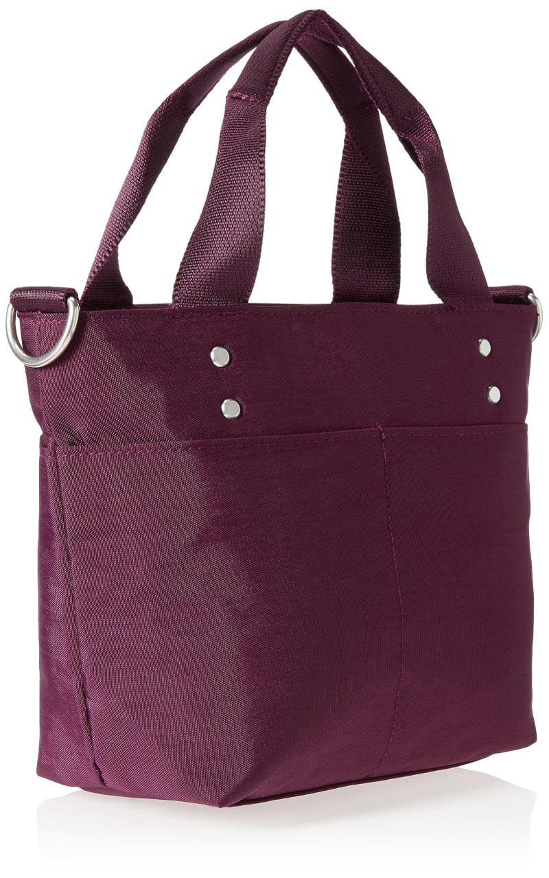 Baggallini Women's Mini Carryall Tote, Mulberry, One Size - Image 3