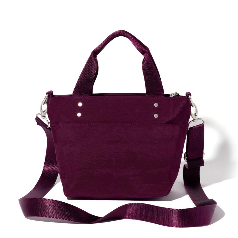 Baggallini Women's Mini Carryall Tote, Mulberry, One Size - Image 4