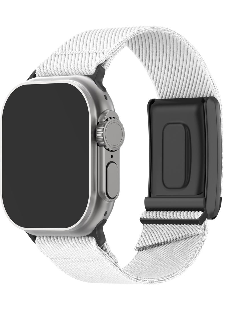 TEMPO - Nylon Sport Band compatible with Apple Watch and Whoop 4.0, Hybrid watch band - Odor-resistant breathable sport Strap adjustable fabric wristband for Whoop 4.0 and iWatch 49mm, 46mm, 45mm, 44mm, 42mm - Image 1