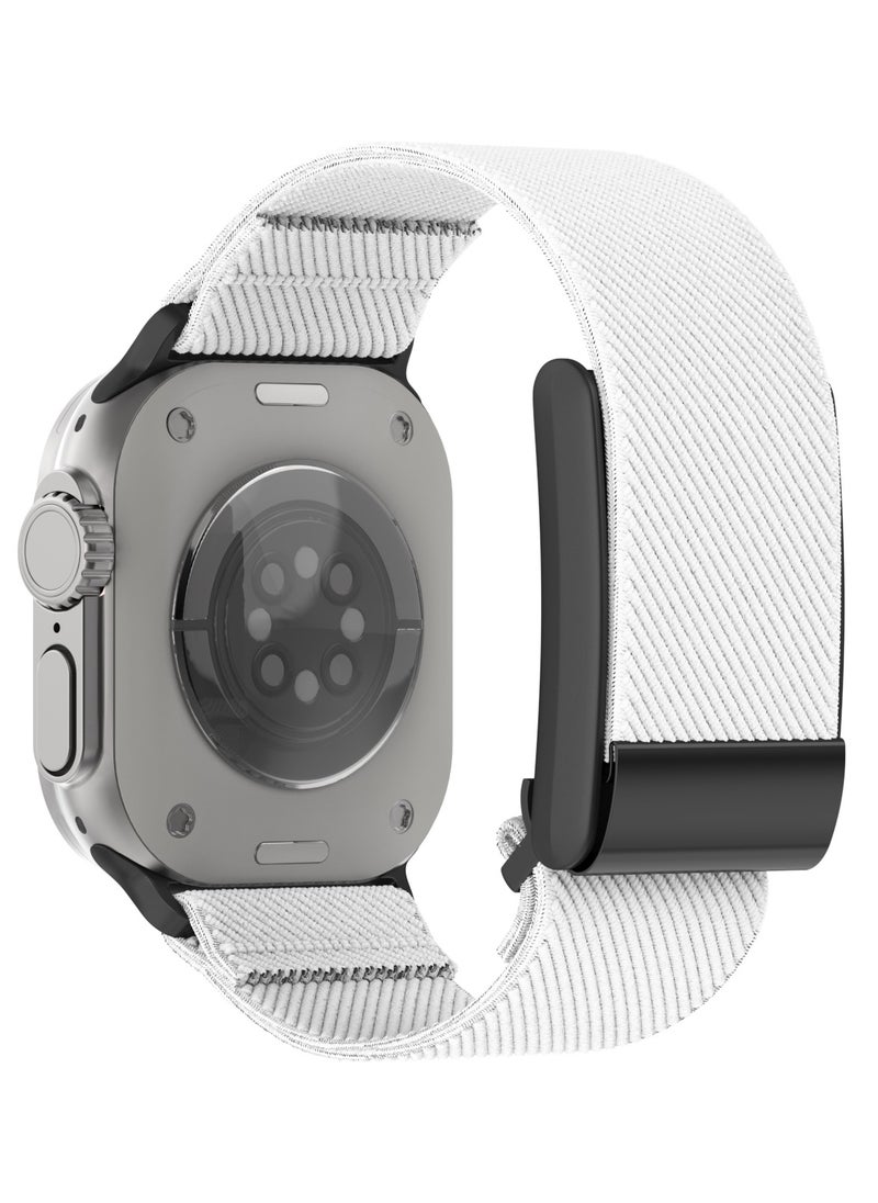 TEMPO - Nylon Sport Band compatible with Apple Watch and Whoop 4.0, Hybrid watch band - Odor-resistant breathable sport Strap adjustable fabric wristband for Whoop 4.0 and iWatch 49mm, 46mm, 45mm, 44mm, 42mm - Image 1