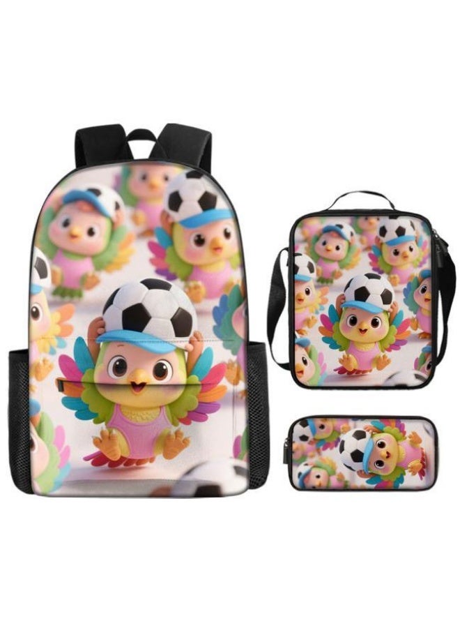 واضح من النار مساعد جيد للسفر اللطيف! حقائب كرتونية حصرية للأطفال والمراهقين، ومجموعة من ثلاث قطع، وخفيفة ومريحة (متوفرة للطلاب والأطفال والأصدقاء في النزهايات وتسلق الجبال والذهاب إلى المدرسة وما إلى ذلك) - 60 - Image 2