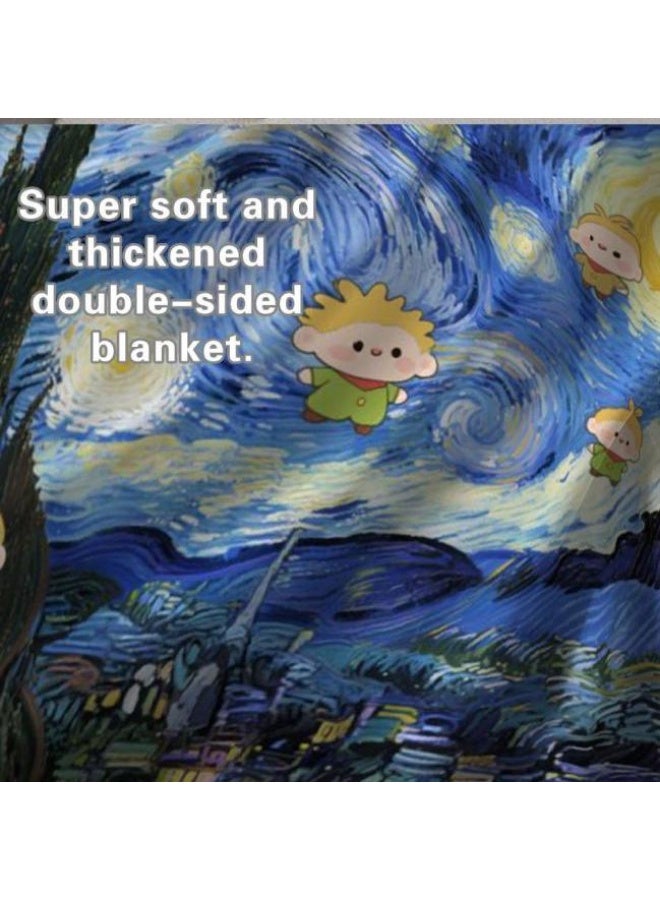 general Baby and children's cartoon flannel thin blanket (warm and comfortable, suitable for sleep, game use) 70cm*100cm - 288 - Image 4