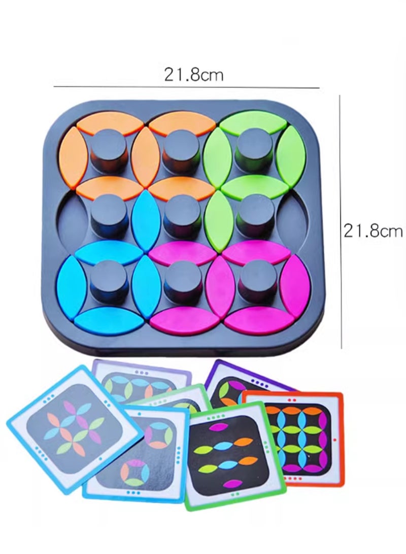 Children's Educational Toys Thinking Concentration Rotating Leaf Puzzle Board Game Training Game - Image 2