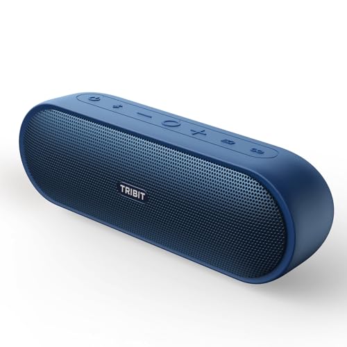 Tribit XSound Plus 2 30W 5.3 Bluetooth Wireless Speakers,Powerful Louder Stereo Sound with Bass-Enhanced XBass Function,24H Playtime,IPX7 Waterproof,Built in Mic,150ft BT Range for Home/Outdoor,Blue - Image 1