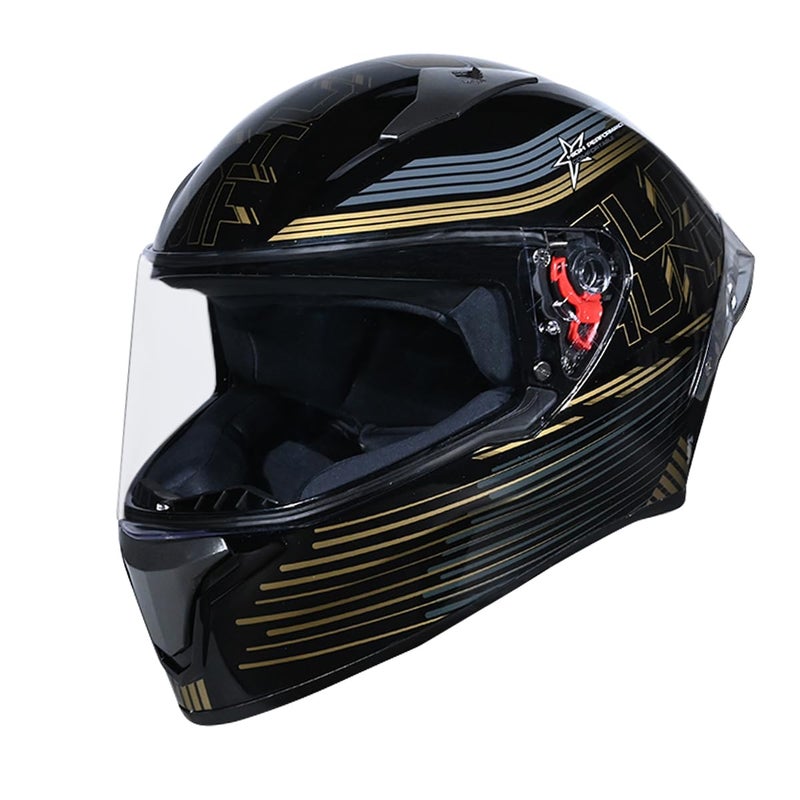 STUDDS Thunder D11 ISI and DOT Certified Full Face Helmet for Men and Women with Clear Visor - Image 5