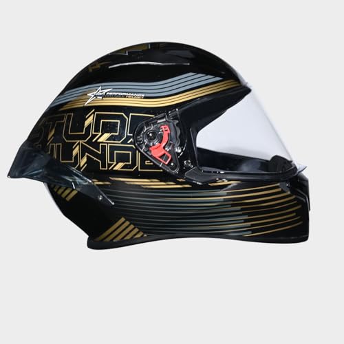 STUDDS Thunder D11 ISI and DOT Certified Full Face Helmet for Men and Women with Clear Visor - Image 2